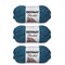 Bernat Blanket Dark Teal Yarn - 3 Pack of 150g/5.3oz - Polyester - 6 Super Bulky - 108 Yards - Knitting/Crochet
